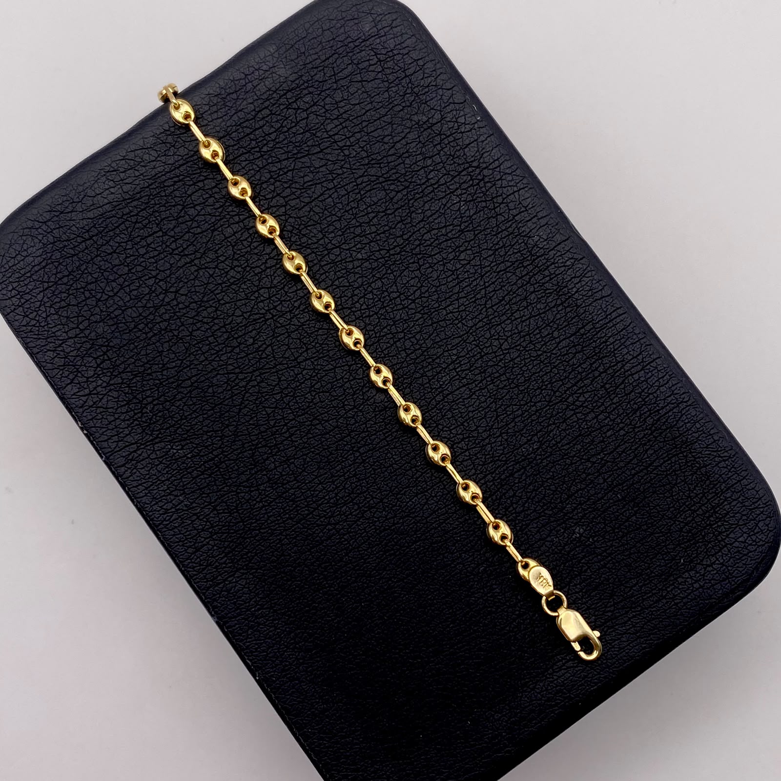 Tobillera gc Oro amarillo 18k 2,79 Gr / 3,2 mm / 25 Cm Broche 0,40