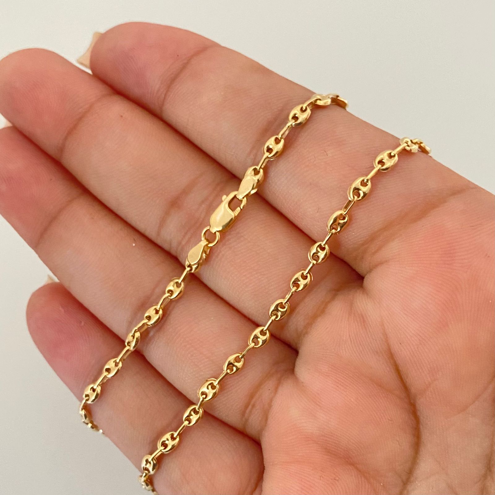 Cadena baby gc Oro amarillo 18k 6,70 Gr / 3,0 mm / 61 Cm Broche 0,40