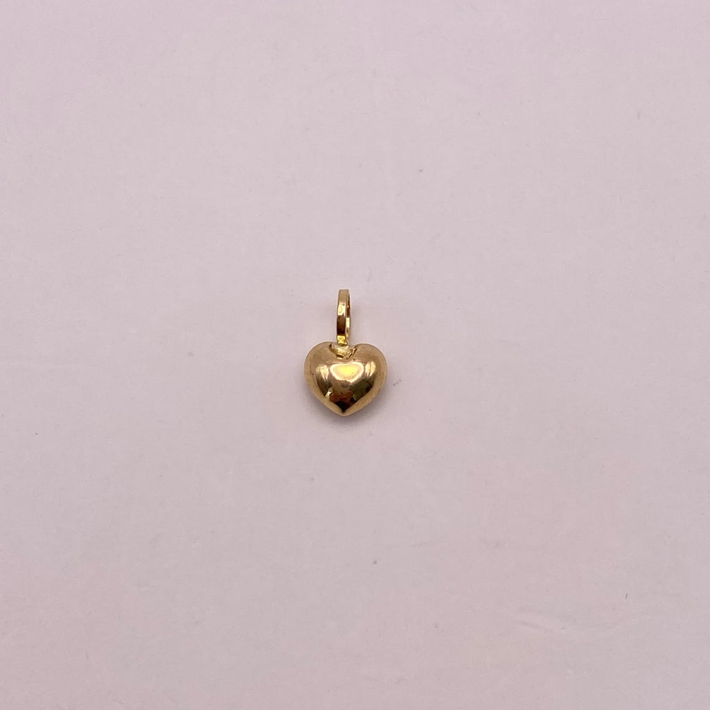 Dije Corazon Inflado Oro amarillo 18k 0,4 Gr / 6,5 mm / 0,9 Cm