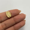 Herraje Virgen Guadalupe Silueta  Oro amarillo 0,55 Gr / 1 Cm