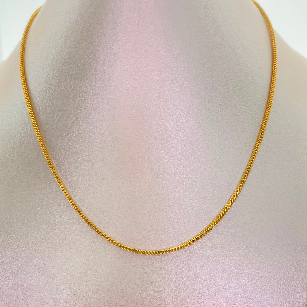 Cadena It Franco Oro amarillo 18k +1 / 4,45 Gr / 1,5 mm / 60 Cm
