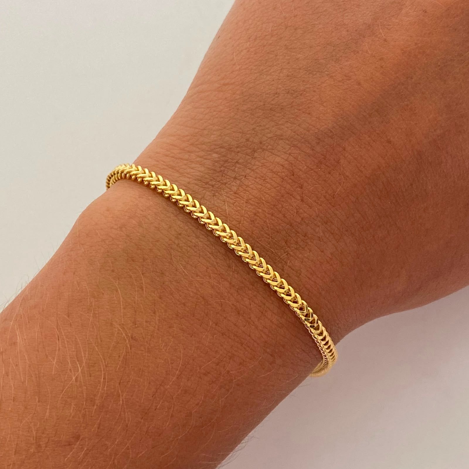 Pulso It Franco Oro amarillo 18k +1 / 3,45 Gr / 2,3 mm / 20,3 Cm