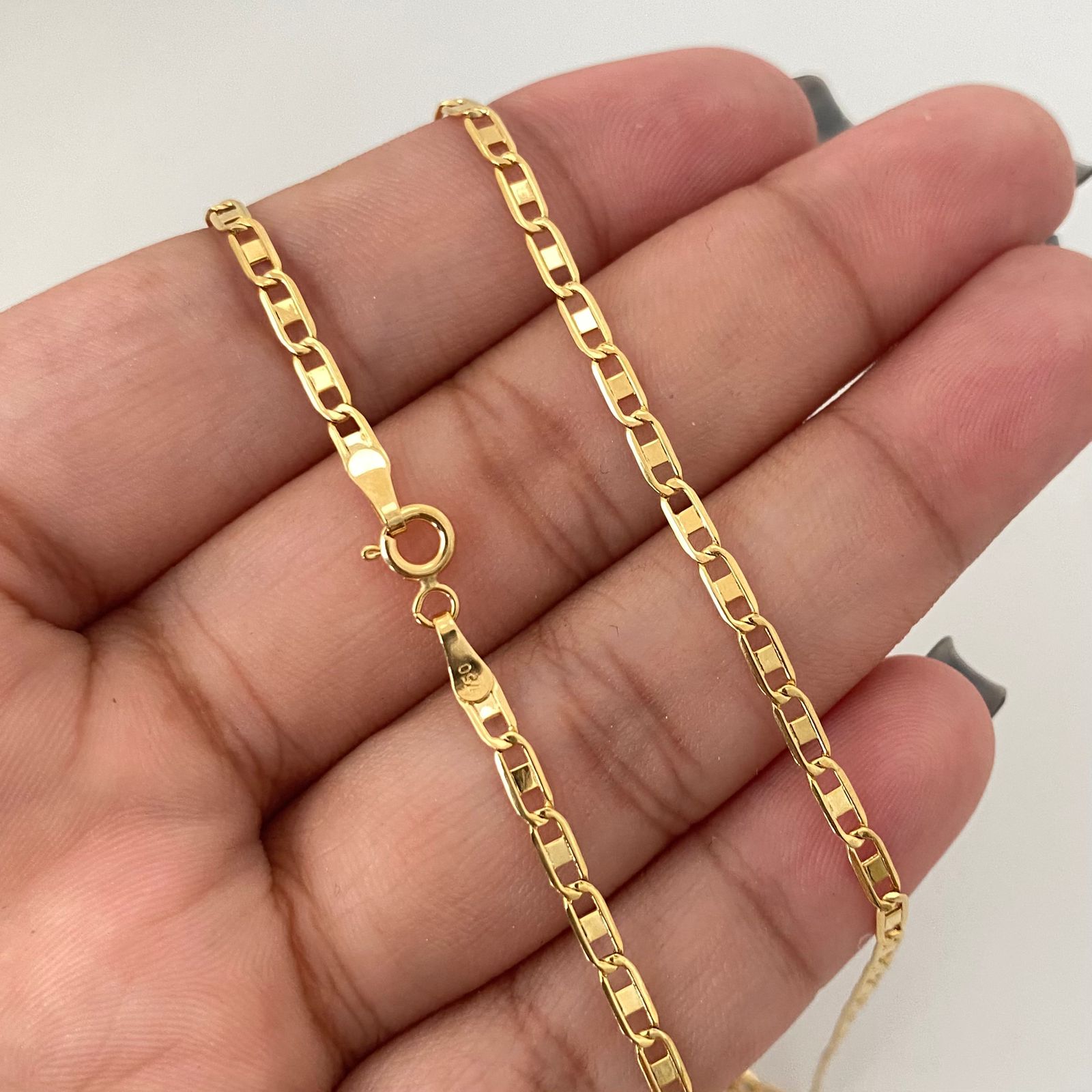 Cadena It plana Oro amarillo 18k 3,55 Gr / 2,5 mm / 60 Cm