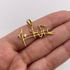 Dije It Dije firma (POR FABRICACION) Oro amarillo 18k 3,6 Gr / 3 Cm