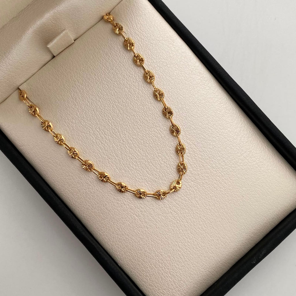 Pulso Gc Diamantado Oro amarillo 18k 2,60 Gr / 3,5 mm / 18,4 Cm Broche 0,30