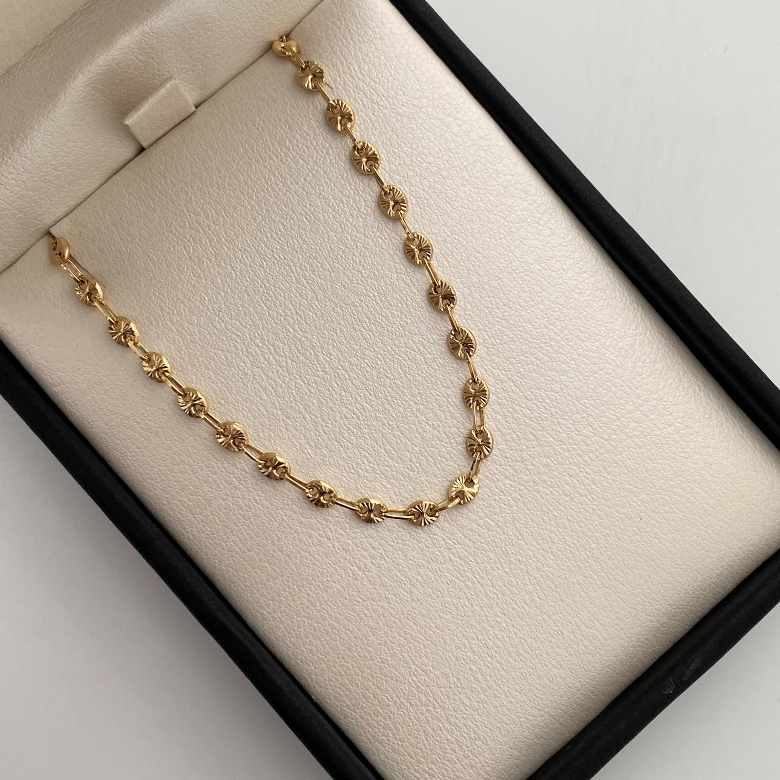Pulso Gc Diamantado Oro amarillo 18k 2,70 Gr / 3,5 mm / 19,7 Cm Broche 0,30