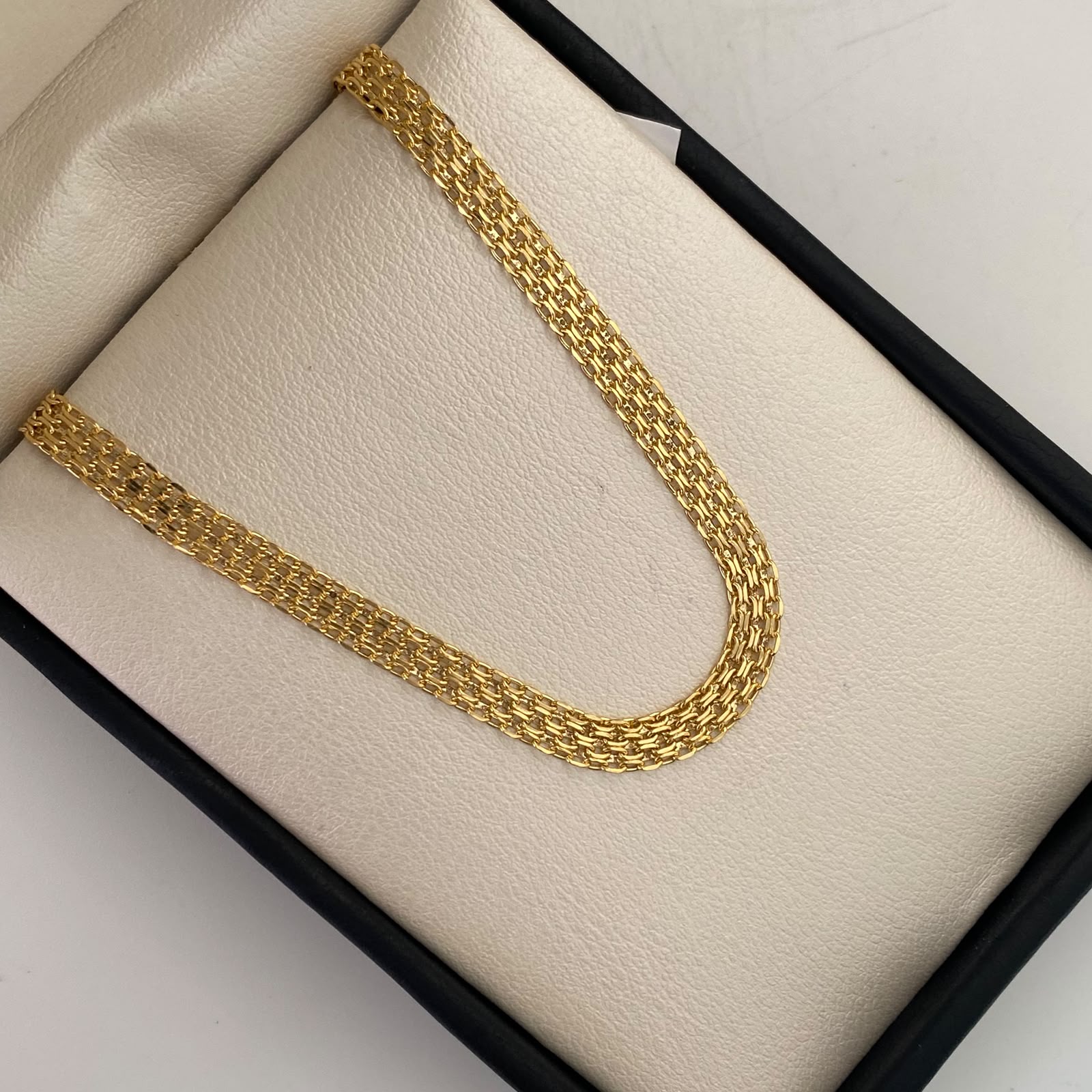 Pulso It China Oro amarillo 18k +1 / 5,55 Gr / 4,8 mm / 19 Cm