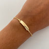 Pulso bebé It China placa Oro amarillo 18k +1 / 2,55 Gr / 2,2 mm / 14,8 Cm