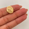Herraje San Miguel Arcangel Oro amarillo 18k 1,1 Gr / 1,9 Cm