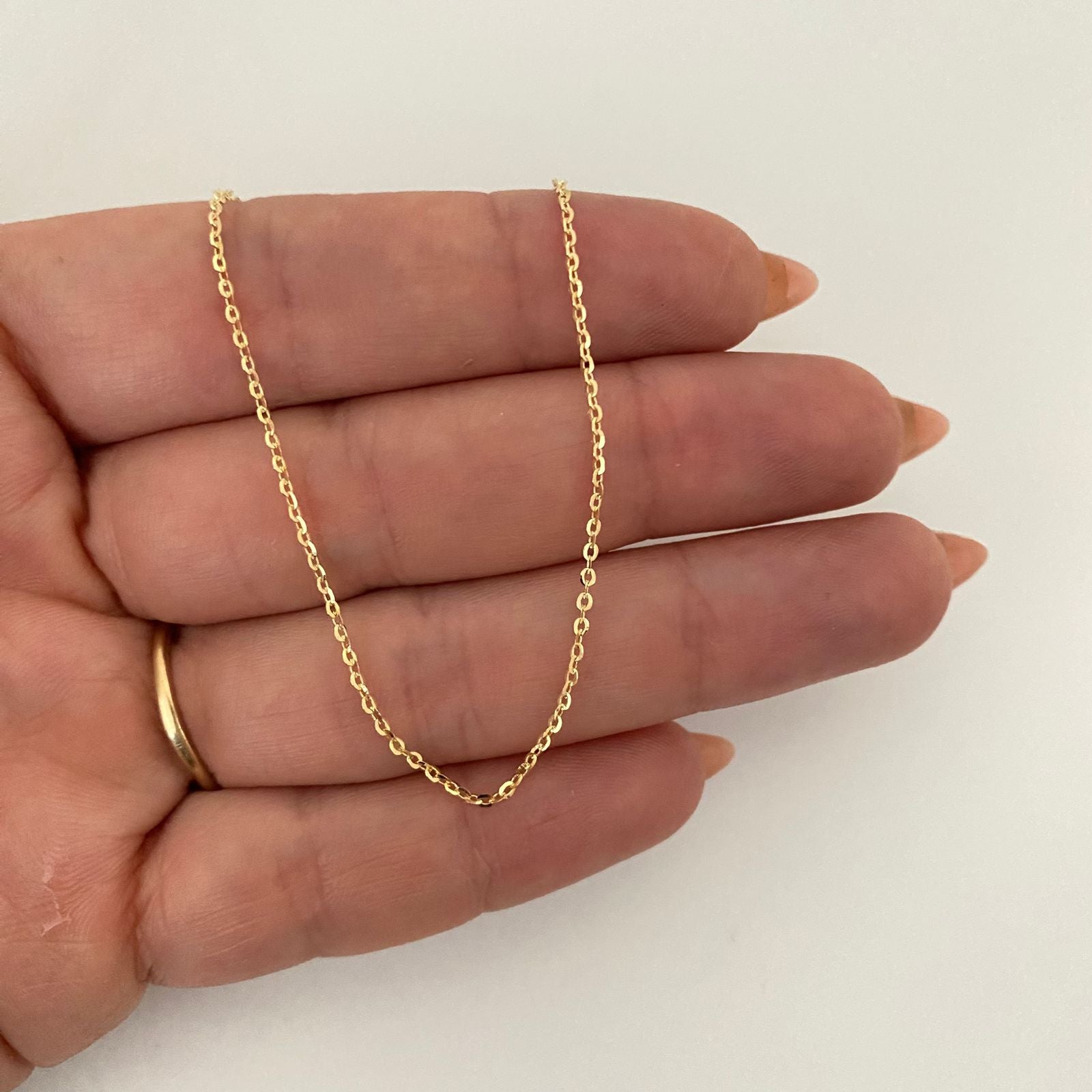 Cadena It aro seguido Oro amarillo 18k 1,6 Gr / 1,3 mm / 50 Cm
