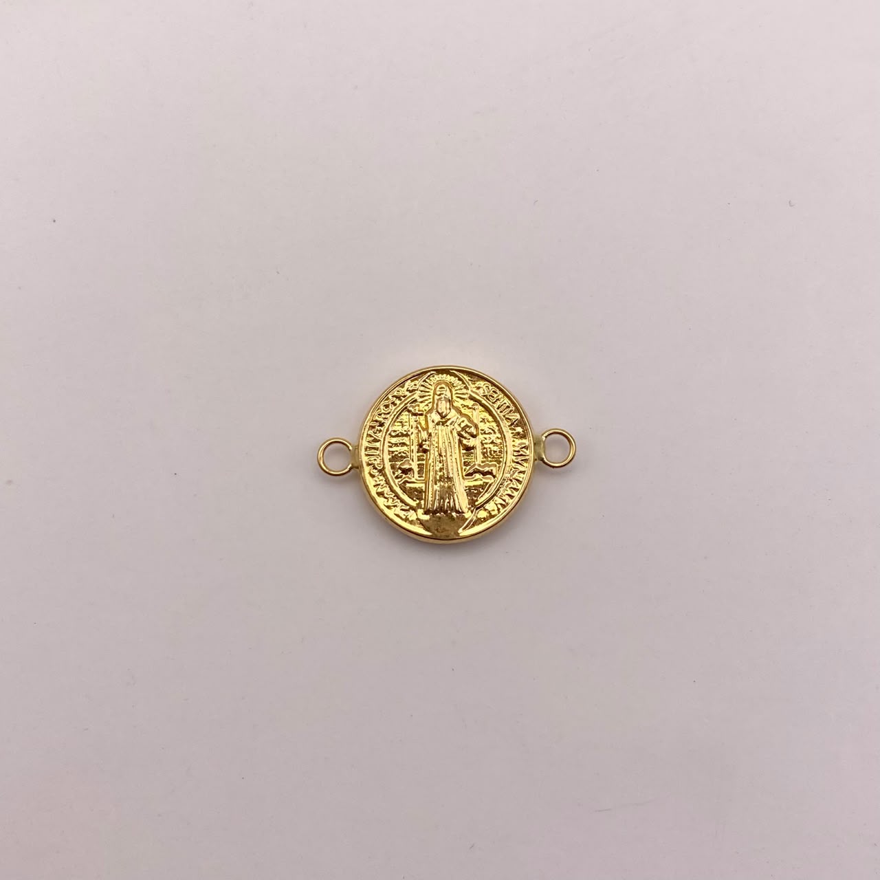 Herraje san benito Oro amarillo 18k 0,8 Gr / 2 Cm
