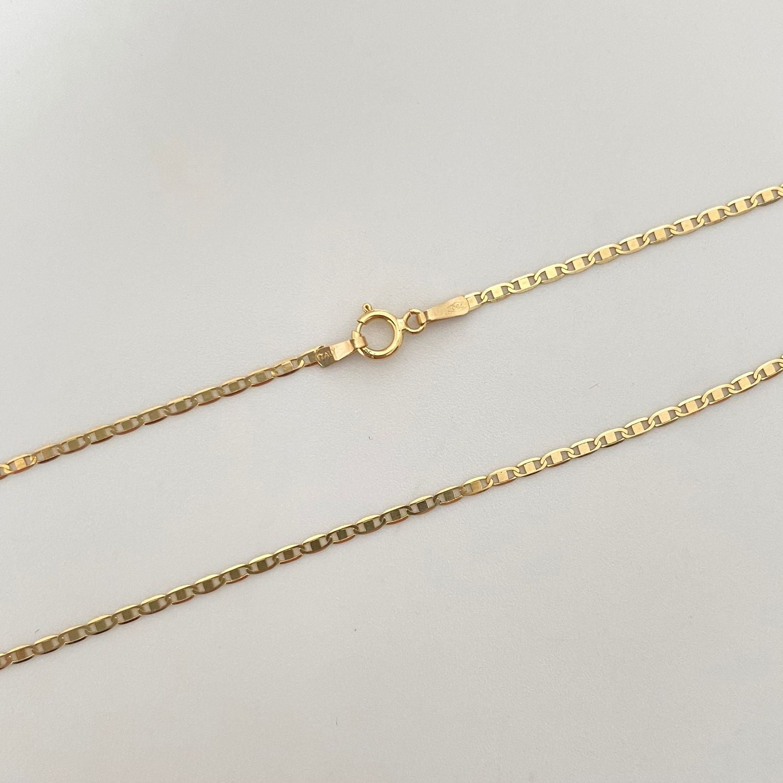 Cadena It plana Oro amarillo 18k 1,45 Gr / 1,35 mm / 45 Cm