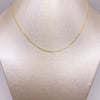 Cadena It Mini china espejo Oro amarillo 18k +1 / 1,54 Gr / 1 mm / 45 Cm