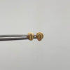 Topos Ganito de Café Oro amarillo 18k 0,45 Gr / 3,6 mm