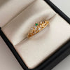 Anillo 15 Casting Blanco Oro amarillo 18k / Talla 7 1/4 / 2,35 Gr