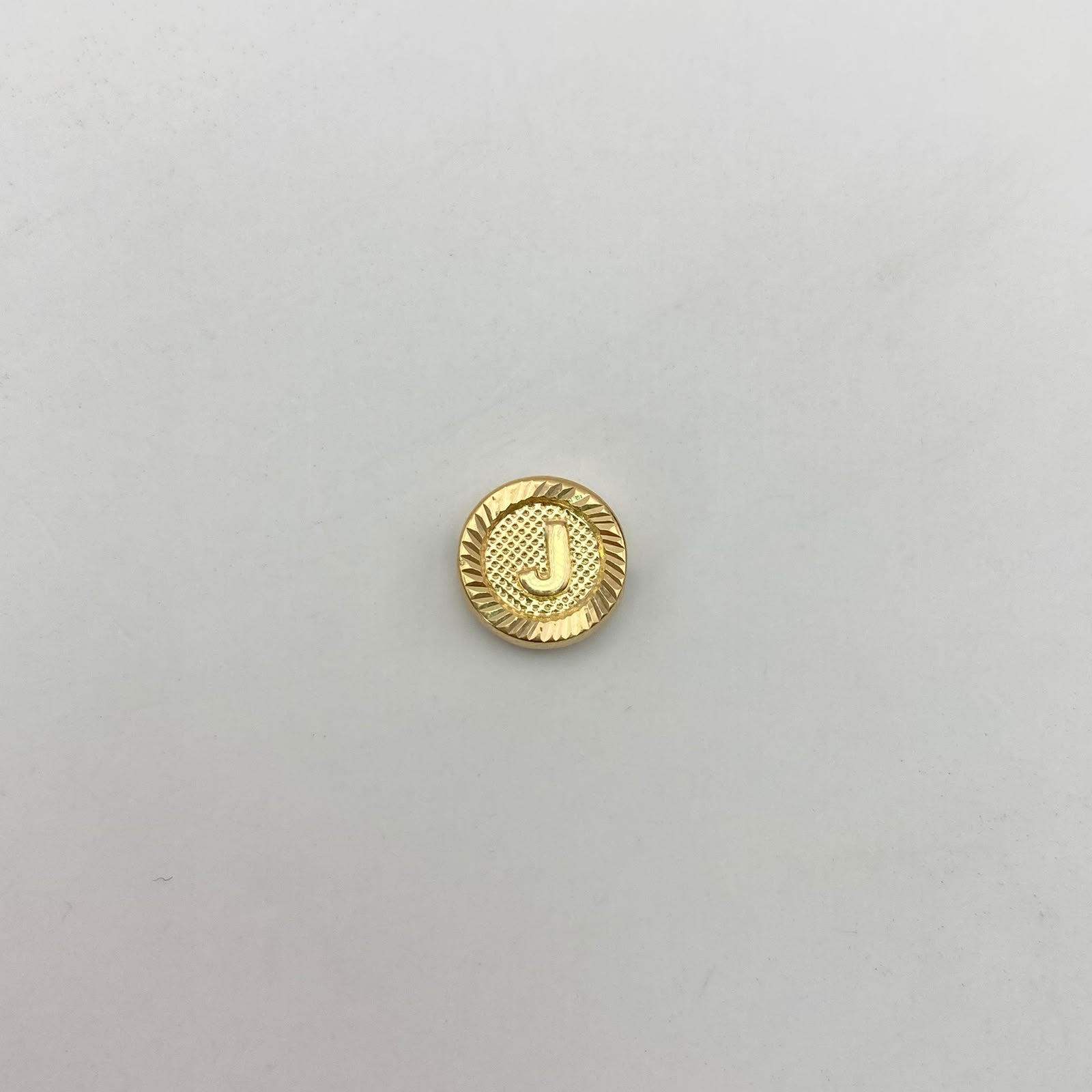 Herraje tambor letra j Oro amarillo 0,5 Gr / 1 Cm