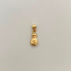 Dije Bolsa de Valores Oro amarillo 18k 0,55 Gr / 7,7 mm / 2 Cm