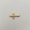Herraje Cruz Cristo Oro amarillo 18k 0,7 Gr / 2,6 Cm