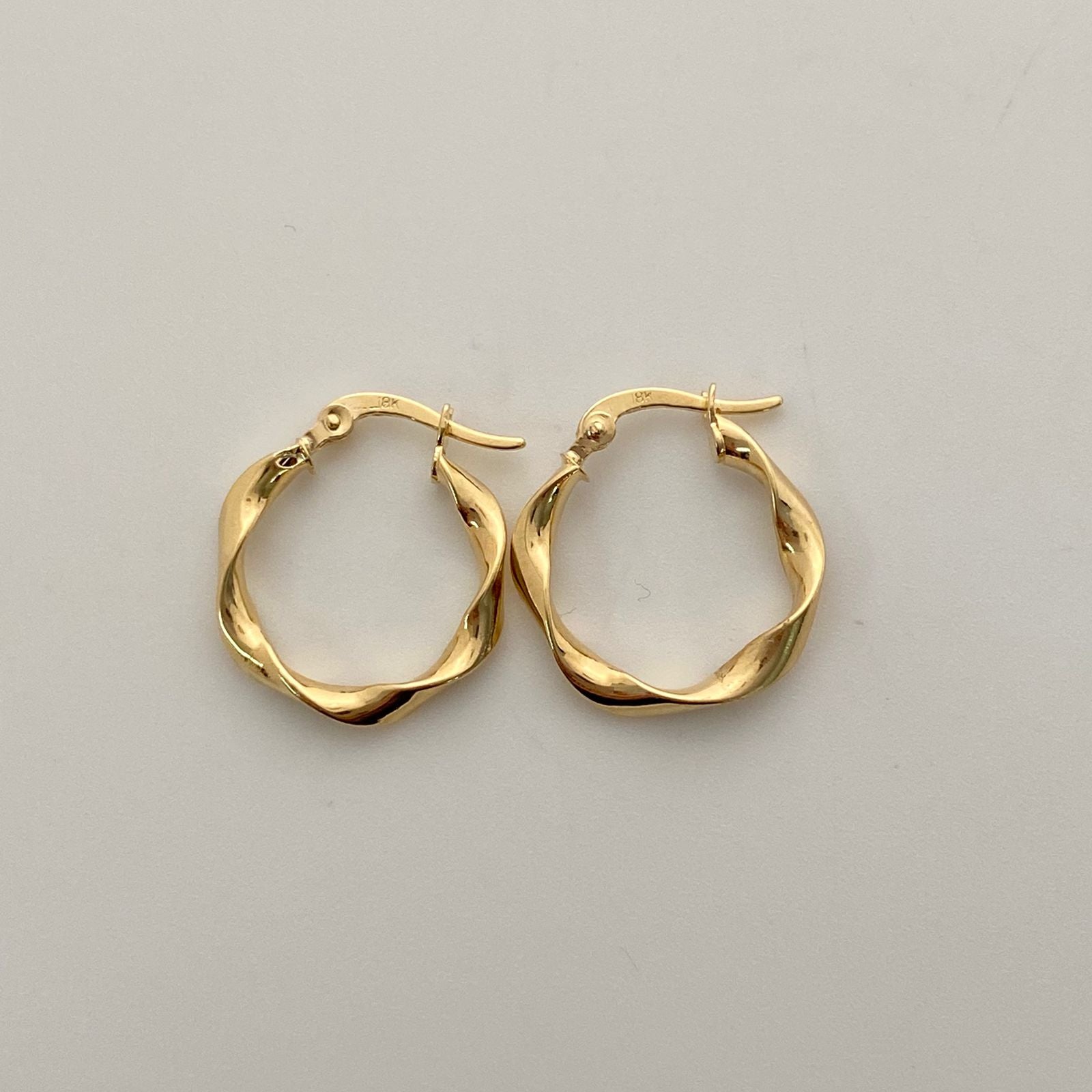 Candonga melcocha Oro amarillo 18k 1,4 Gr / 2 Cm