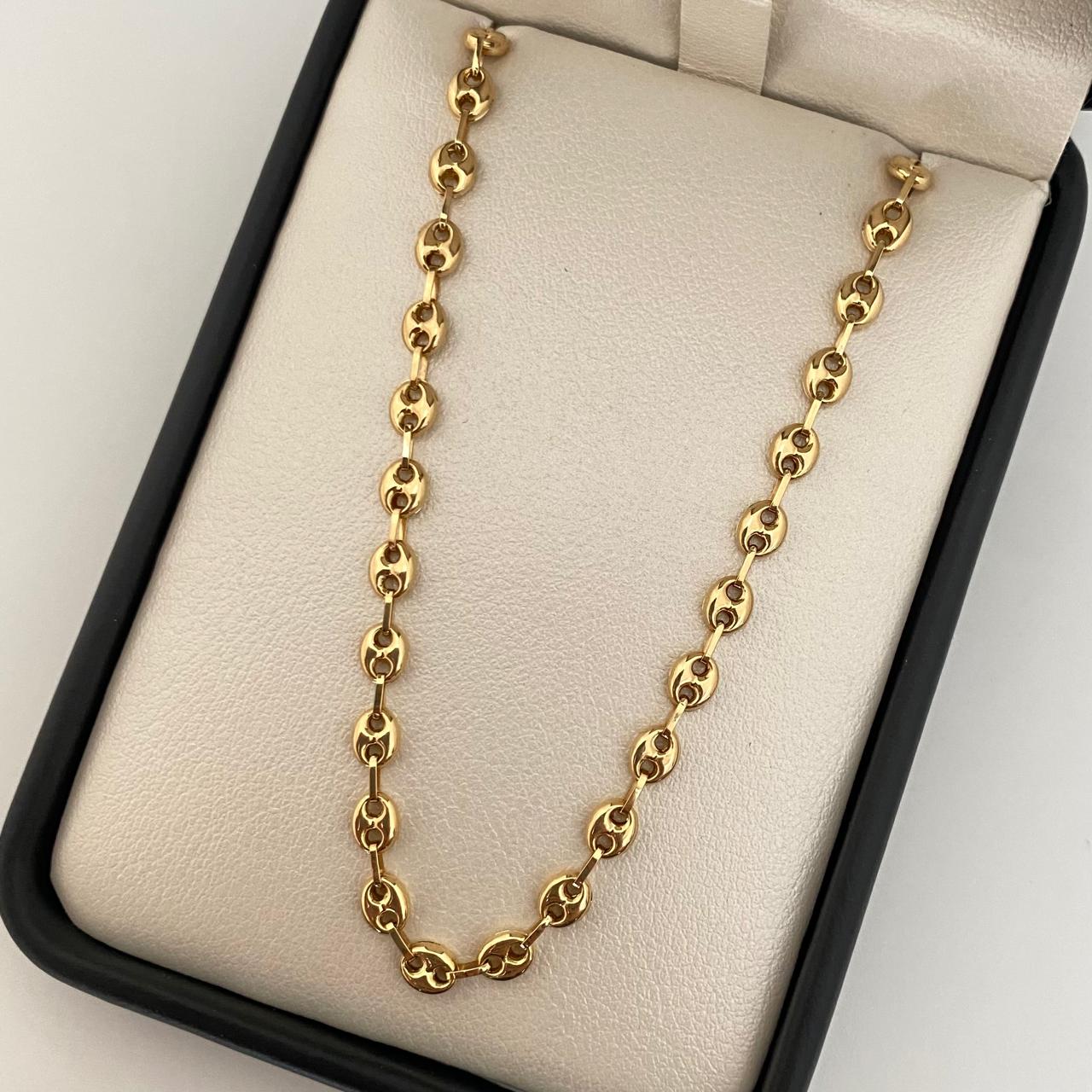 Cadena gc Oro amarillo 18k 5,45 Gr / 4,0 mm / 40 Cm Broche 0,30