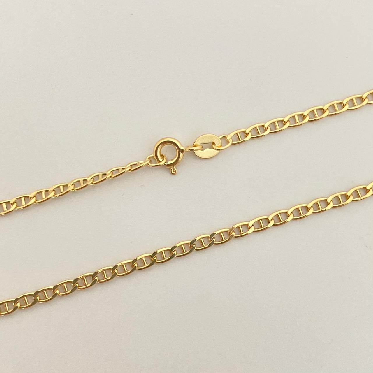 Cadena It plana escalera Oro amarillo 18k 4,35 Gr / 2,5 mm / 60 Cm