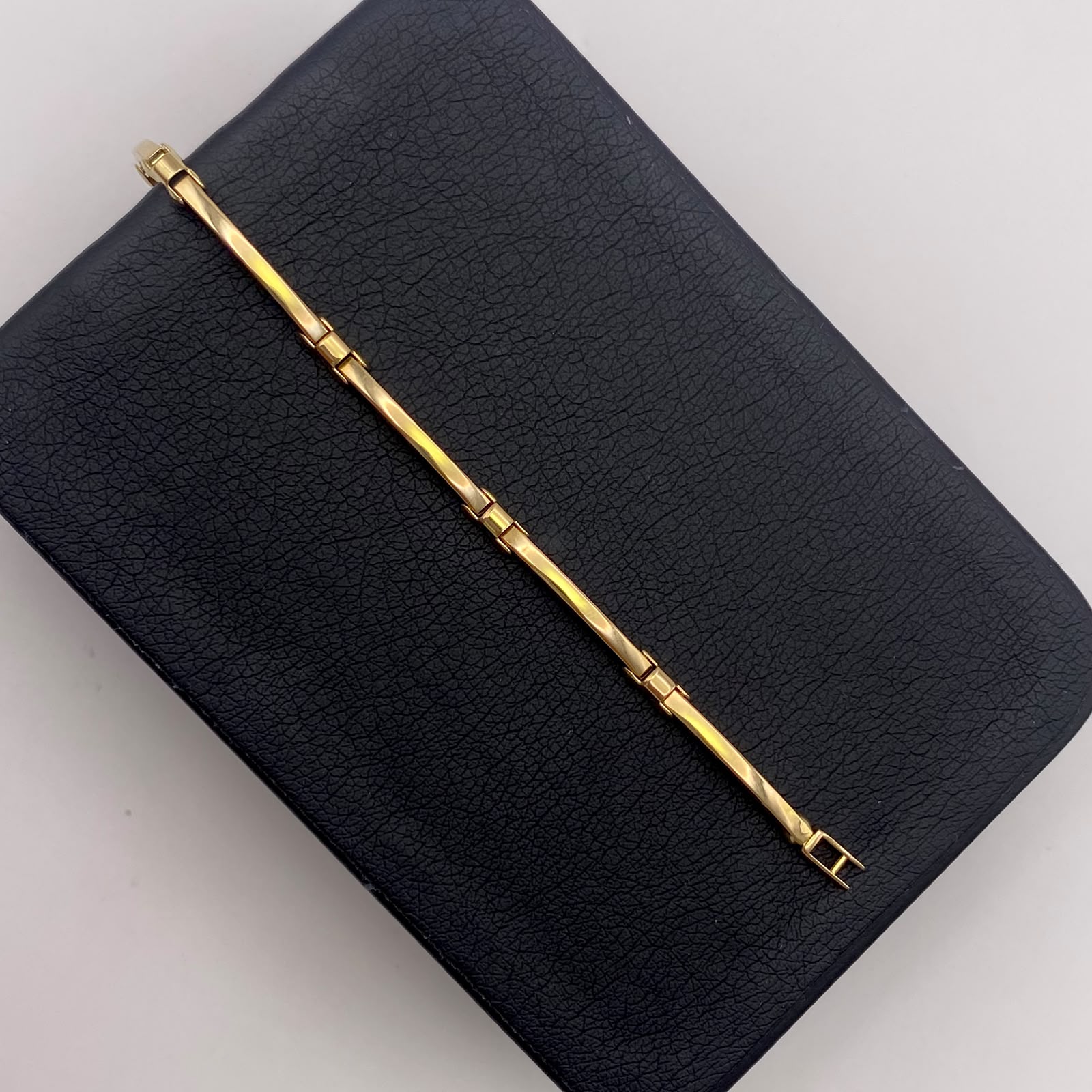 Pulso It liso Oro amarillo 18k 4,9 Gr / 3,5 mm / 19,5 Cm