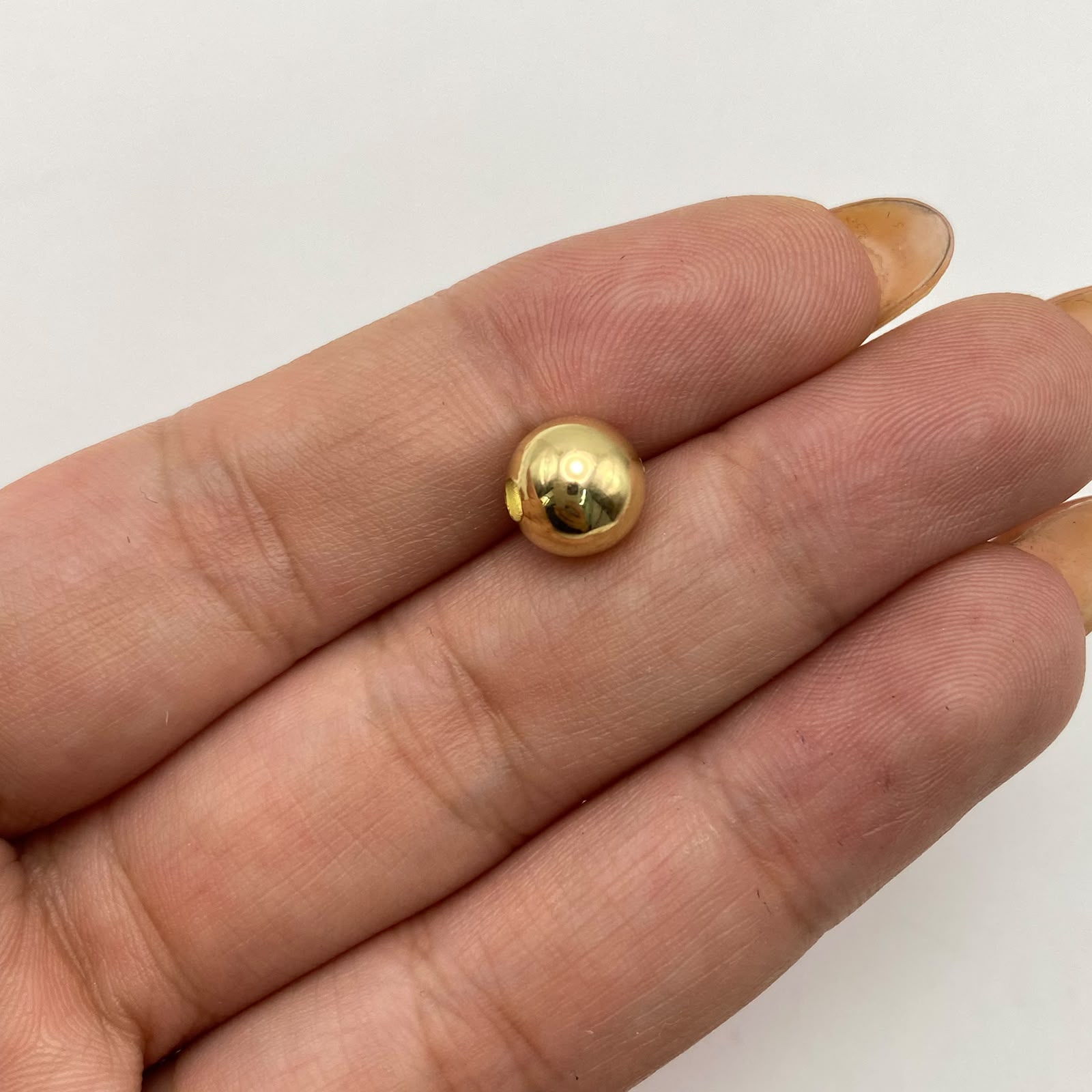 Bola Lisa 8mm Oro amarillo 18k 0,3 Gr