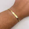 Pulso gc placa Oro amarillo 18k 3,15 Gr / 4,10 mm / 19,5 Cm Broche 0,40