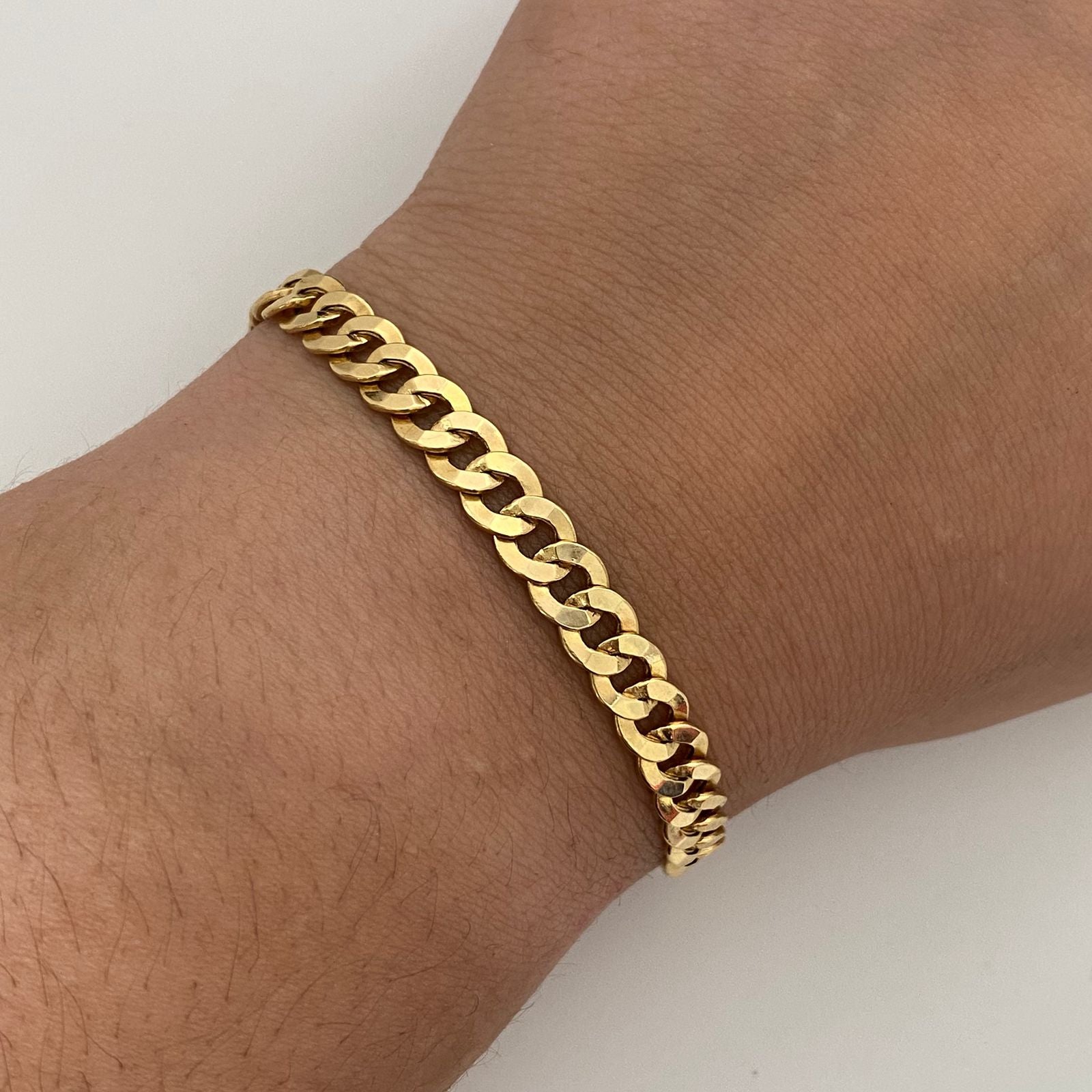 Pulso It cubano Oro amarillo 18k +1 / 6,60 Gr / 6 mm / 20 Cm