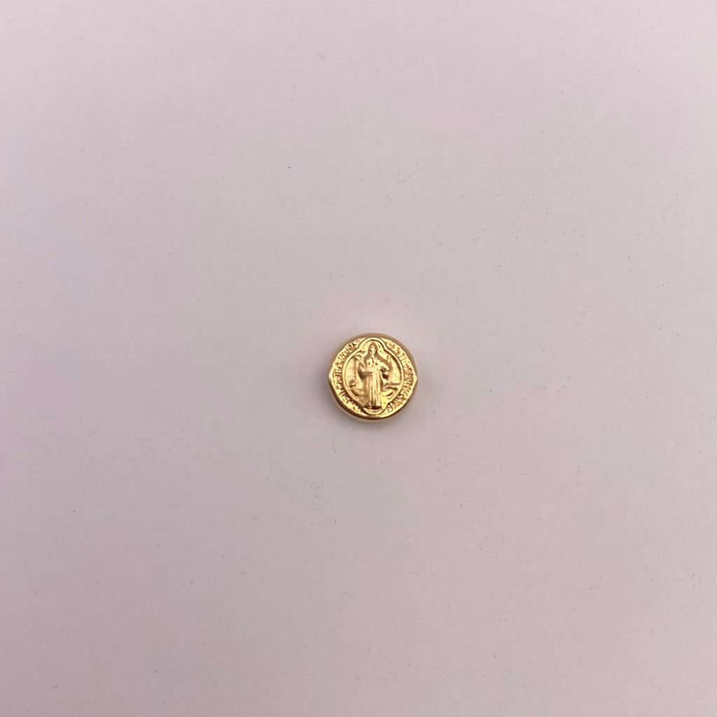 Herraje tambor mini san benito Oro amarillo 18k 0,22 Gr / 0,5 Cm