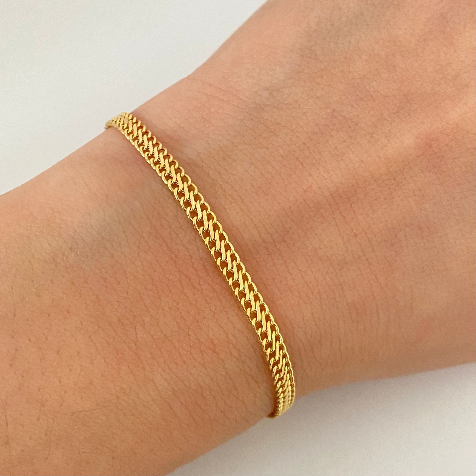 Pulso It sedusa Oro amarillo 18k +1 / 2,30 Gr / 3,7 mm / 18,5 Cm