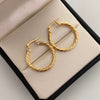 Candonga Entorchada Oro amarillo 18k 2,15 Gr / 2,6 Cm