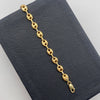 Pulso Gc liso Oro amarillo 18k 4,00 Gr / 5,2 mm / 20,6 Cm Broche 0,40