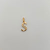 Dije Letra S Casting Oro amarillo 18k 0,55 Gr / 8,2 mm / 2 Cm