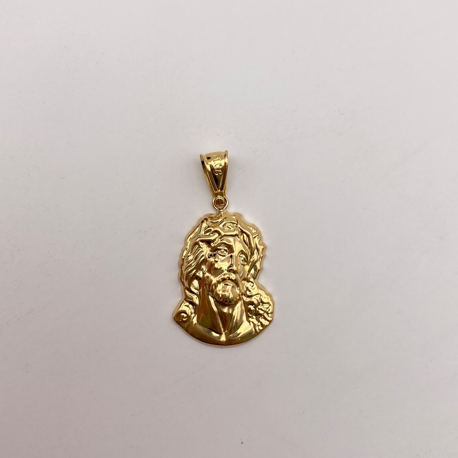 Dije rostro jesus Oro amarillo 18k 2,15 Gr / 18,4 mm / 3,5 Cm