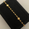 Pulso Gc Trebol Diamantado Oro amarillo 18k 3,55 Gr / 3,6 mm / 18,1 Cm Broche 0,30