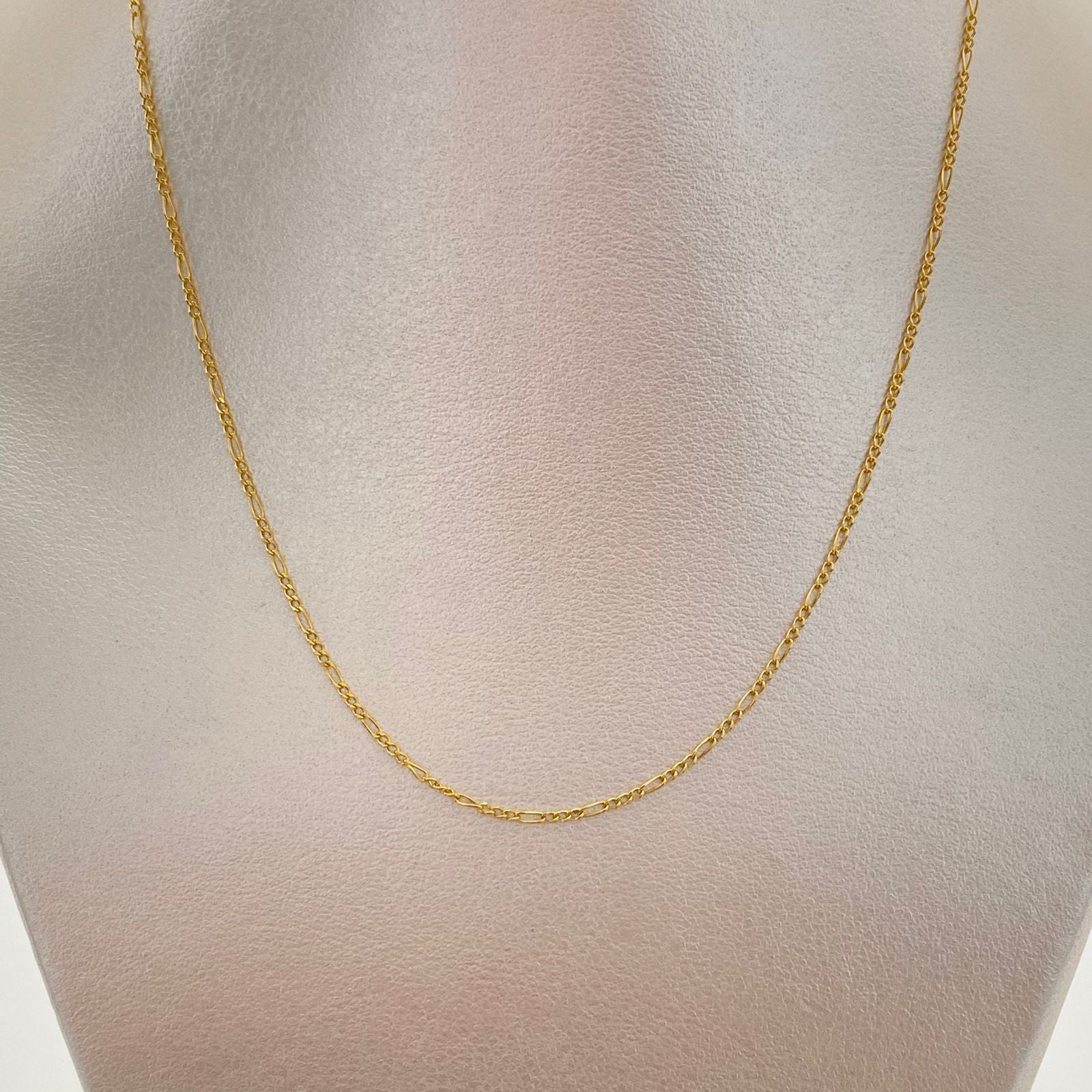 Cadena It Mini 3x1 Oro amarillo 18k 1,0 Gr / 1,2 mm / 45 Cm