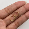 Candonga imperdibles Oro amarillo 18k 0,45 Gr / 1 Cm
