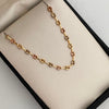 Cadena Baby Gc Liso Tres oros 18k 5,05 Gr / 3,4 mm / 50 Cm Broche 0,30
