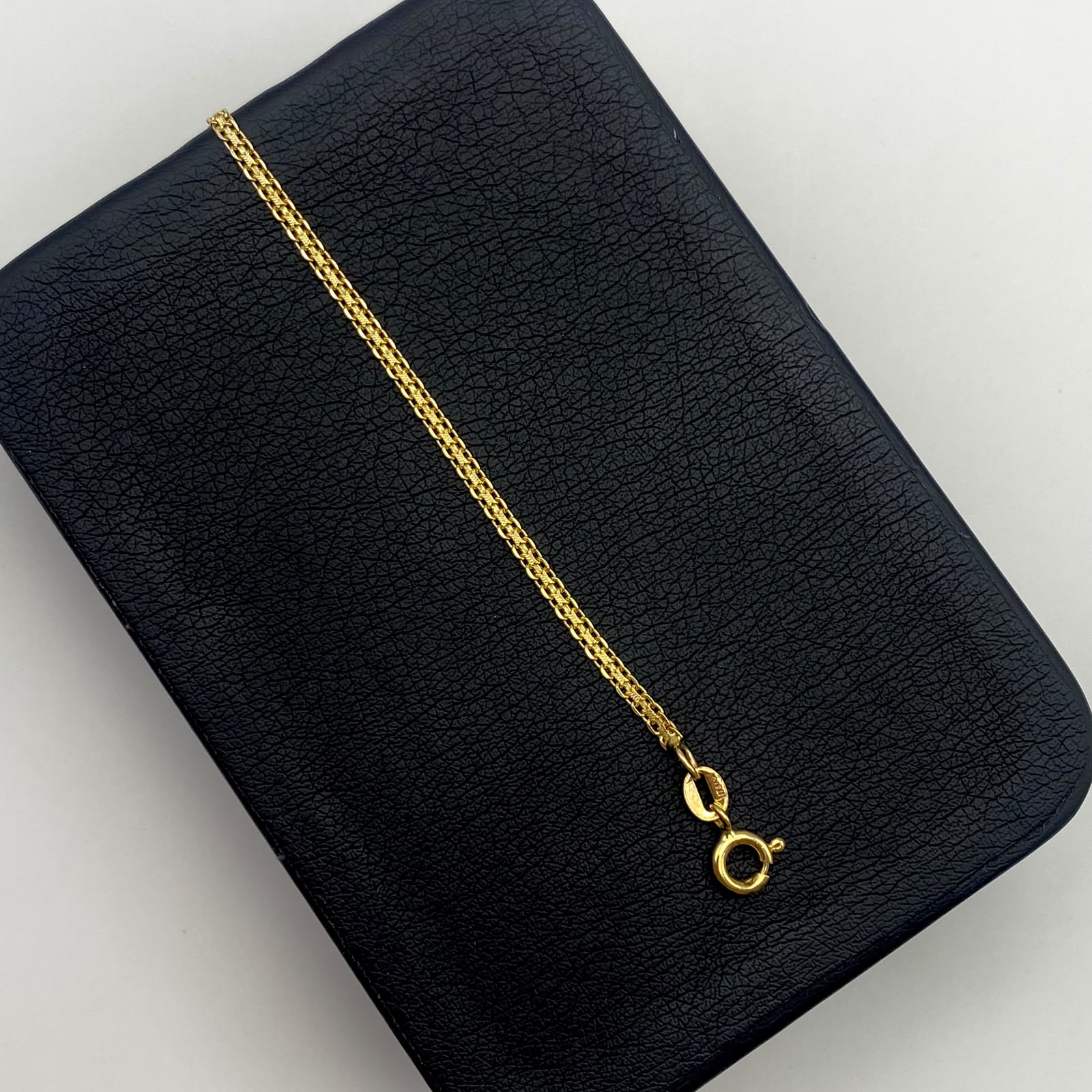 Tobillera It china Oro amarillo 18k +1 / 2,51 Gr / 2,20 mm / 25 Cm