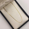 Cadena It Escalera plana especial Oro amarillo 18k 1,95 Gr / 1,3 mm / 50 Cm