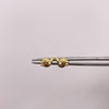 Topos Tortuga diamantada Oro amarillo 18k 0,5 Gr / 7,9 mm