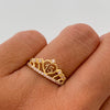 Anillo 15 Casting Rosado Oro amarillo 18k / Talla 6 1/4 / 1,65 Gr