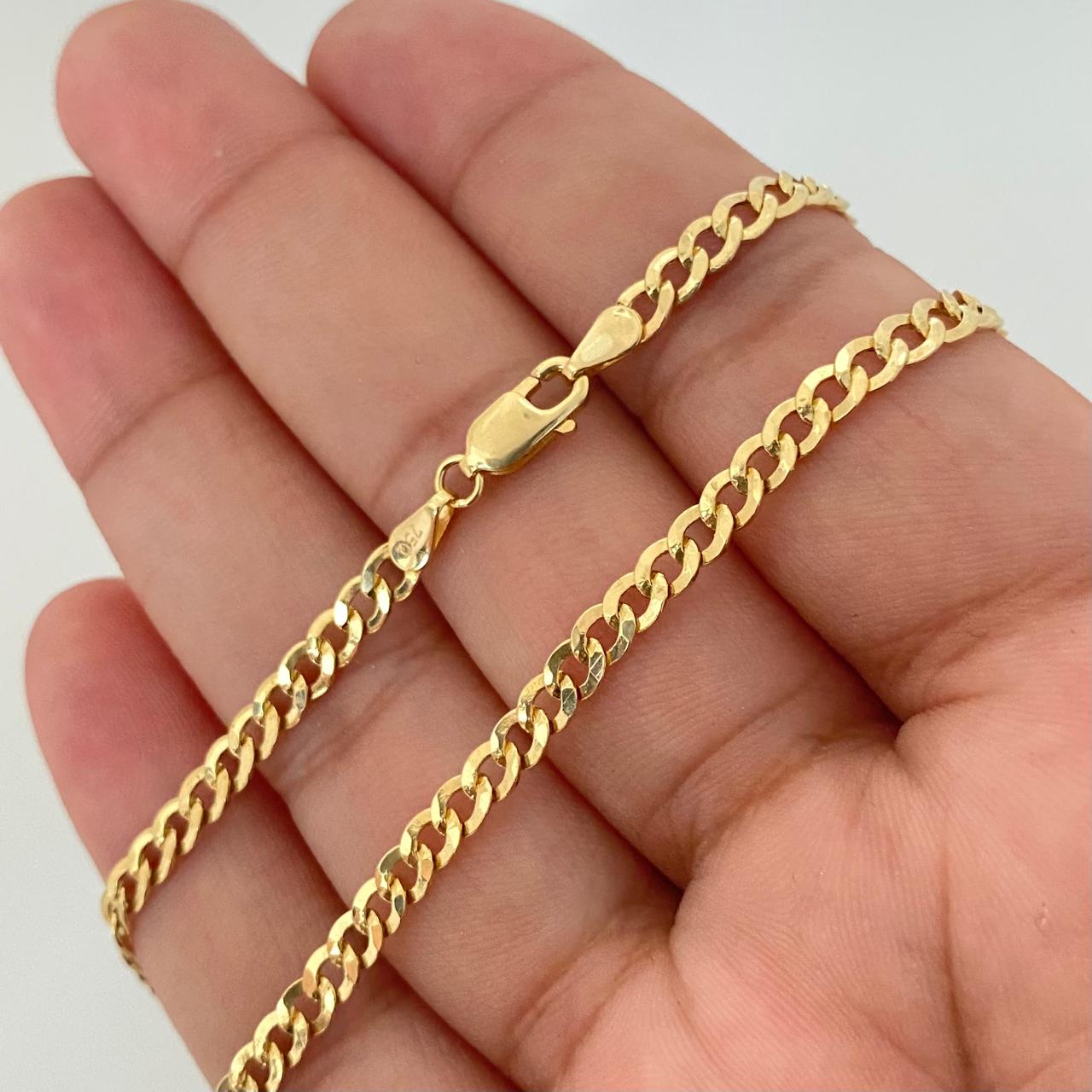 Cadena It cubana Oro amarillo 18k 6,0 Gr / 3,5 mm / 50 Cm