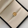 Herraje Letra I Diamantada Oro amarillo 18k 0,5 Gr / 1,1 Cm