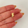 Dije It letra F (Joya) Oro amarillo 18k 0,55 Gr / 1,0 Cm