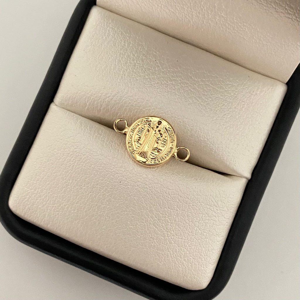 Herraje san benito Oro amarillo 18k 1,5 Gr / 1,5 Cm