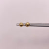 Topos bola lisa 5mm Oro amarillo 18k 0,55 Gr