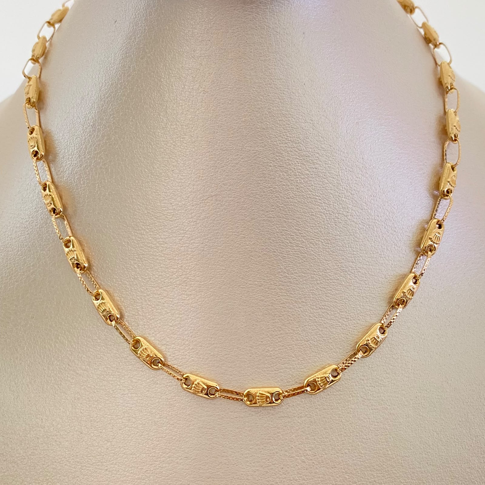 Cadena Rustica Corona Rx Oro amarillo 18k 11,65 Gr / 4,4 mm / 60 Cm Broche 0,60
