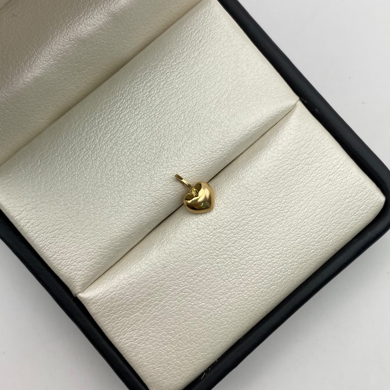 Dije corazon inflado Oro amarillo 18k 0,25 Gr / 6,5 mm / 1 Cm